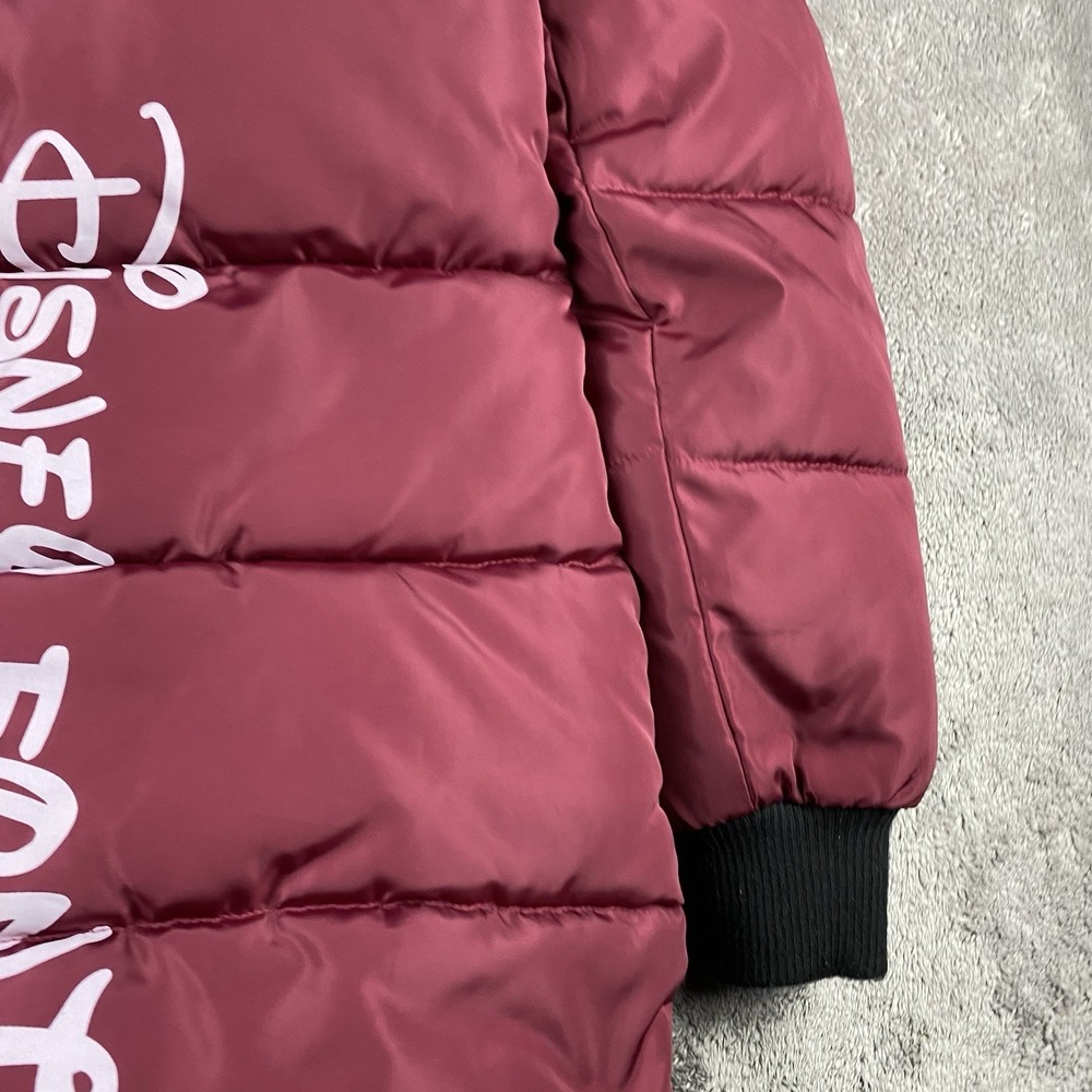 Yachu Disney Puffy Jacket Hood Womens Small Red Long Sleeve - Picture 16 of 16
